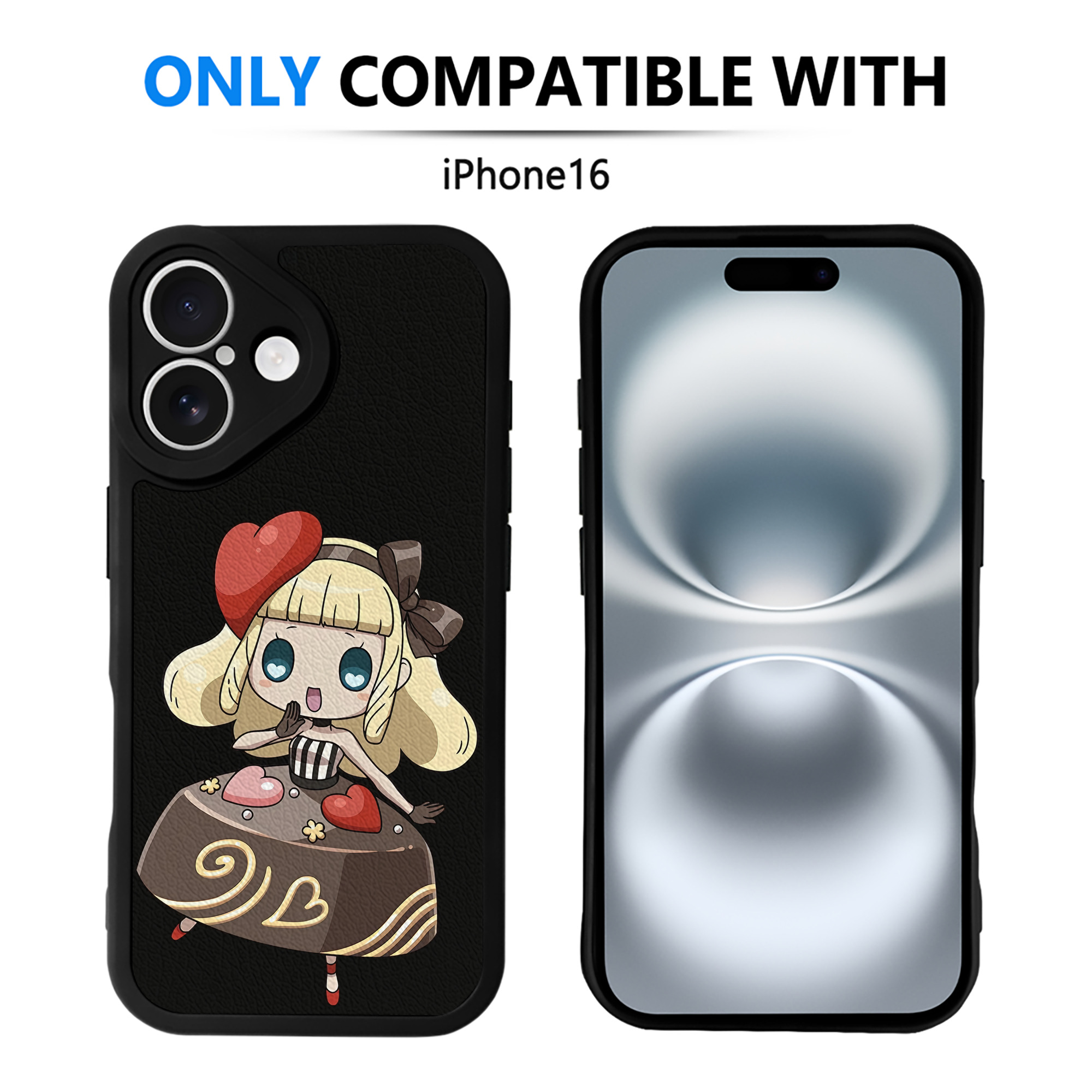 （画像用） 妖怪ウォッチ Yo-kai Watch 【iPhone 16シリーズ対応】シリコンスマホケース（レザー調） 材質：シリコン